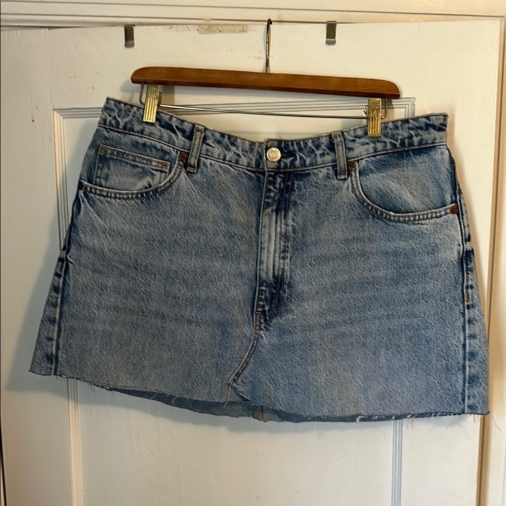 Zara Denim Blue Women's Skirt